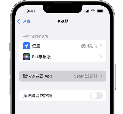 麦积苹果手机维修店分享如何在iPhone上设置默认浏览器 