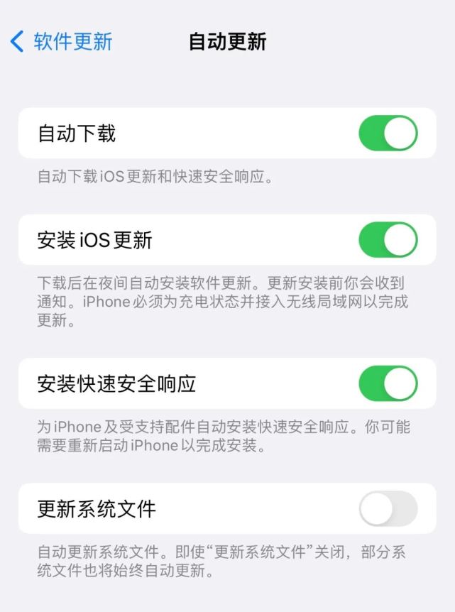 麦积苹果手机维修分享苹果快速安全响应更新有必要安装吗 